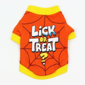 Cartoon Printed Dog T-shirt (Option: Spider-XL)